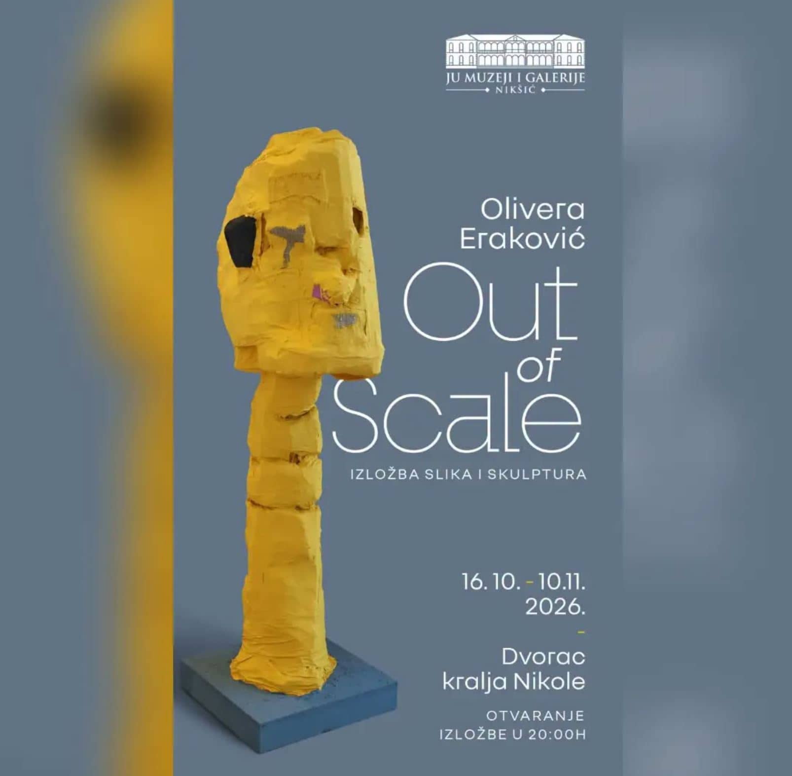 Sculpture by Oliveira Eraković from the Out of Scale exhibition.